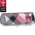 Think Pink Ученически объл несесер с един цип Ars Una 92997622